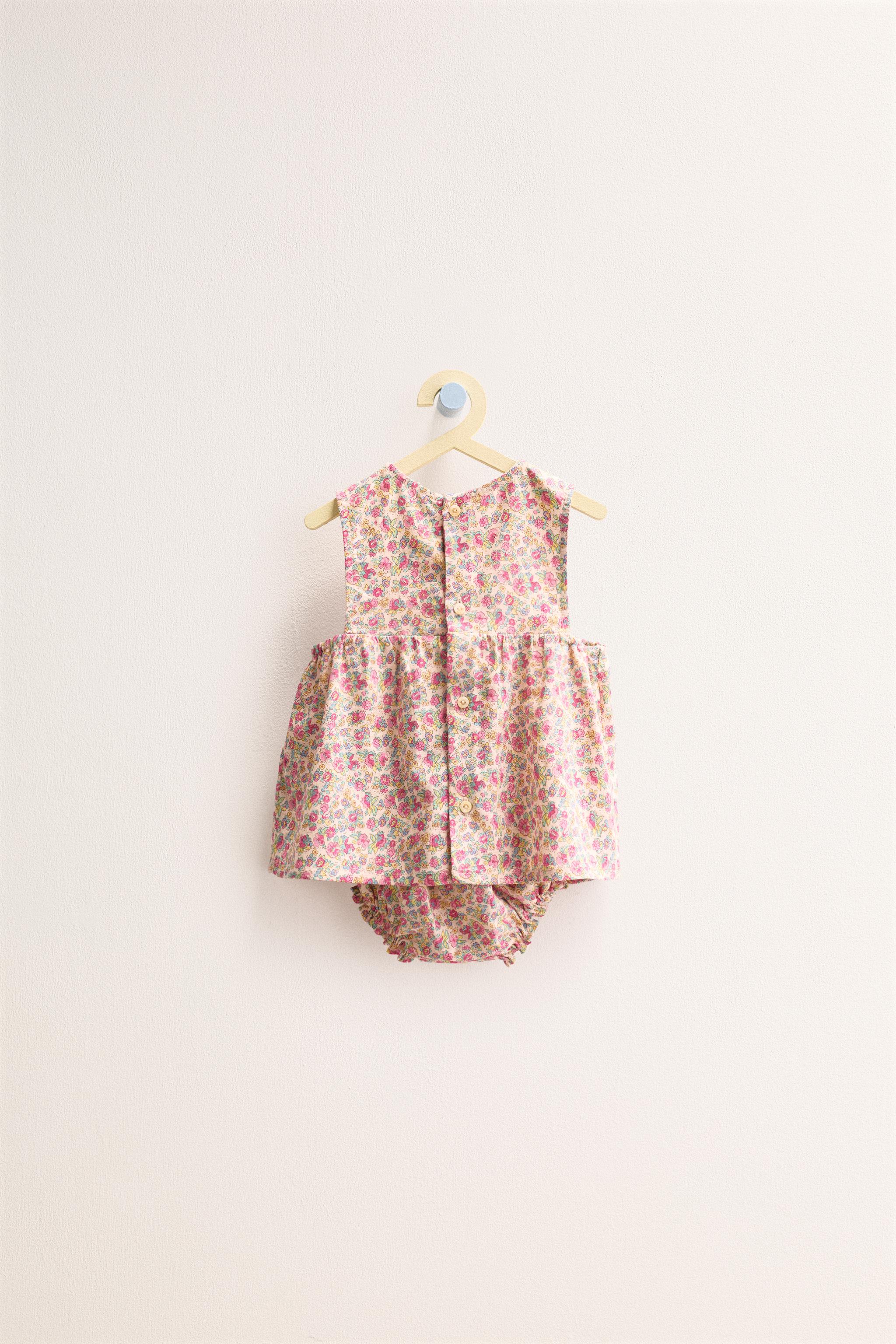 ZARA TIMELESS - ENSEMBLE FLEURS AVEC LIN